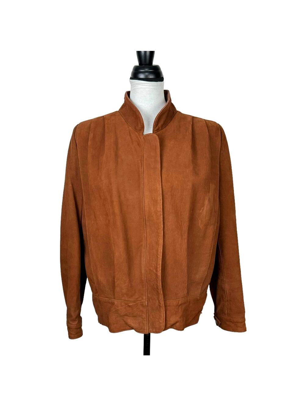 Macalisters New Zealand Vintage 80s 90s Micro Suede Leather Western Jacket Coat